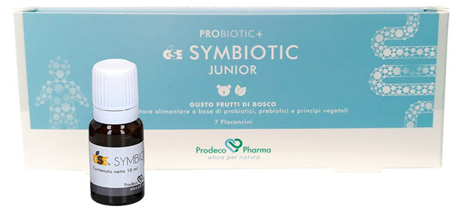 PROBIOTIC+ GSE SYMBYOTIC JUNIOR FRUTTI DI BOSCO 7 FLACONCINI - Farmacia Mastrangelo 