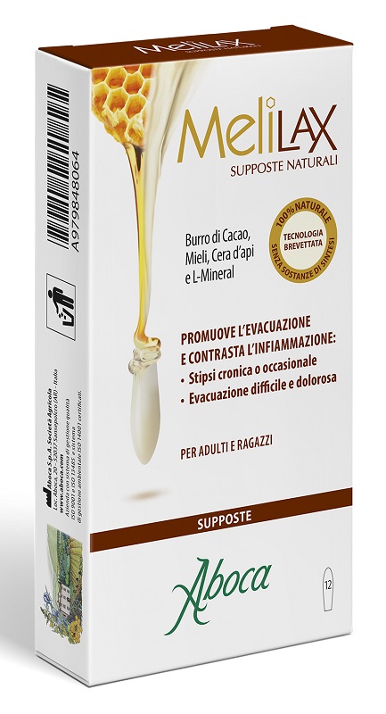 MELILAX 12 SUPPOSTE - Farmacia Mastrangelo 