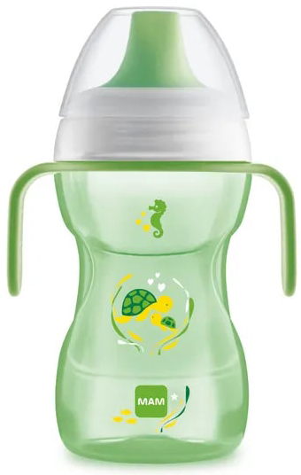 MAM TAZZA FUN TO DRINK 270 ML 8+ BECCUCCIO RIGIDO NEUTRO - Farmacia Mastrangelo 