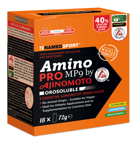 AMINOPRO MP9 AJINOMOTO 18 STICK - Farmacia Mastrangelo 