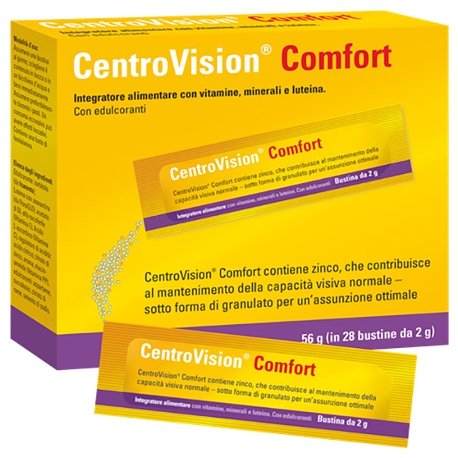 CENTROVISION COMFORT 28 BUSTINE GUSTO ARANCIA - Farmacia Mastrangelo 