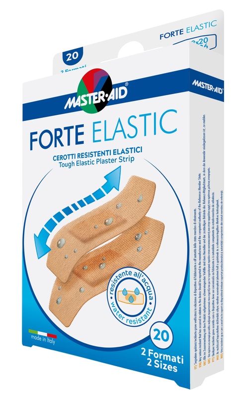 CEROTTO MASTER-AID ELASTIC 20 PEZZI 2 FORMATI - Farmacia Mastrangelo 