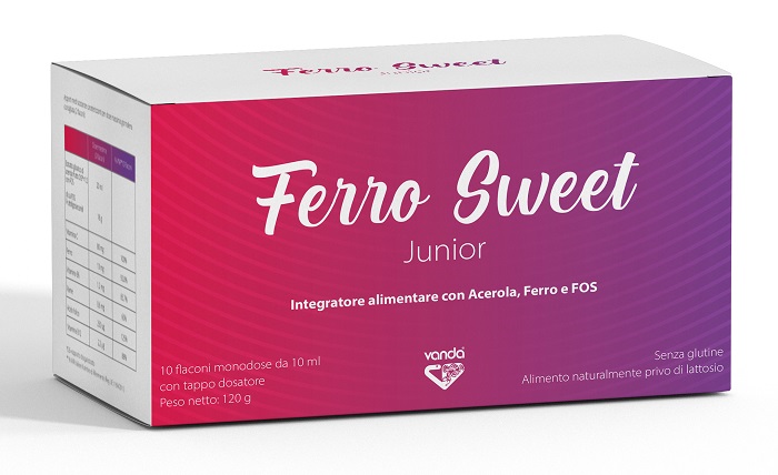 FERRO SWEET JUNIOR 10 FLACONCINI MONODOSE - Farmacia Mastrangelo 