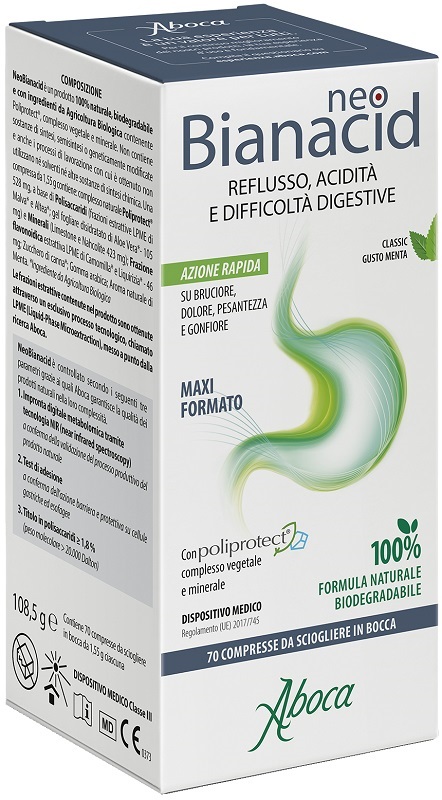 NEOBIANACID 70 COMPRESSE MASTICABILI - Farmacia Mastrangelo 
