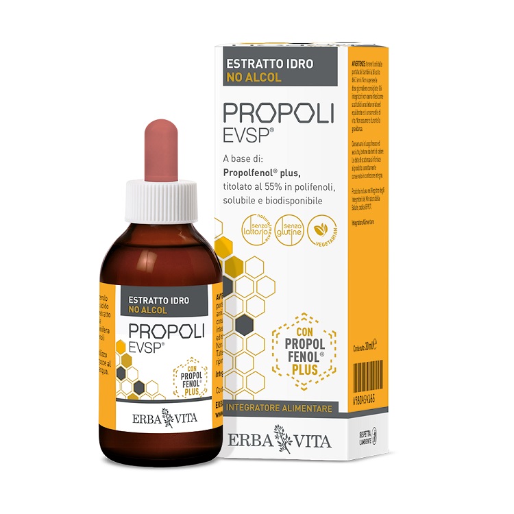 PROPOLI EVSP ESTRATTO IDRO NO ALCOL 30 ML - Farmacia Mastrangelo 