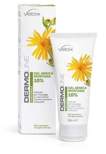 DERMOLINE GEL ARNICA 10% 100 ML - Farmacia Mastrangelo 