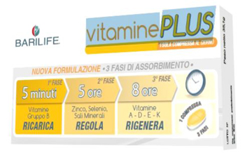 BARILIFE VITAMINE PLUS 30 COMPRESSE TRIFASE - Farmacia Mastrangelo 