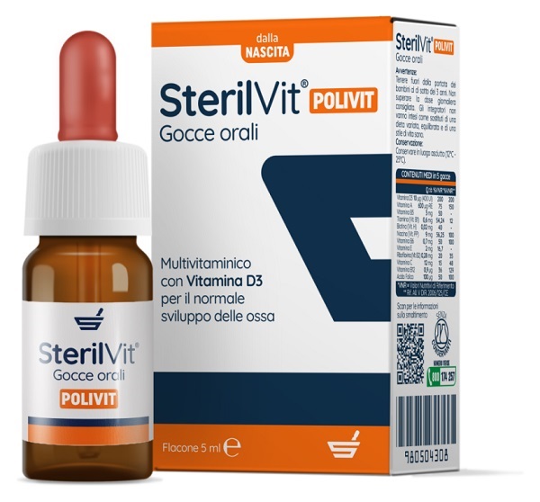 STERILVIT POLIVIT GOCCE 5 ML - Farmacia Mastrangelo 