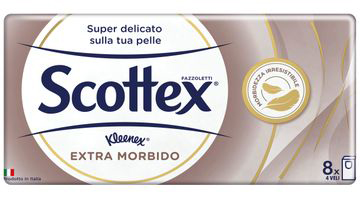 SCOTTEX EXTRA MORBIDO FAZZOLETTI 8 PEZZI - Farmacia Mastrangelo 