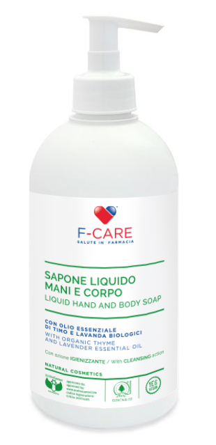 F CARE SAPONE LIQUIDO BIO IGIENIZZANTE 500 ML - Farmacia Mastrangelo 