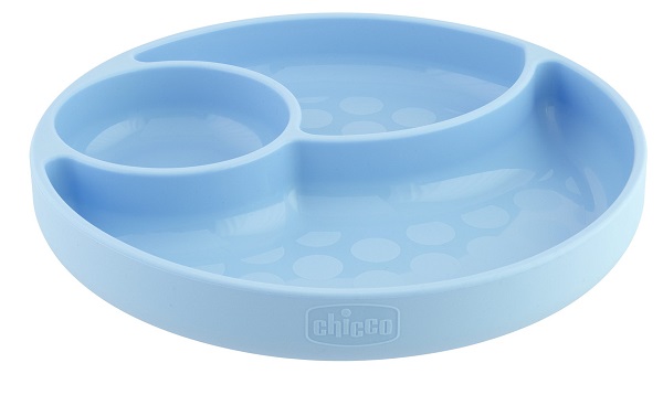 CHICCO PIATTO SILICONE VENTOSA BLU - Farmacia Mastrangelo 