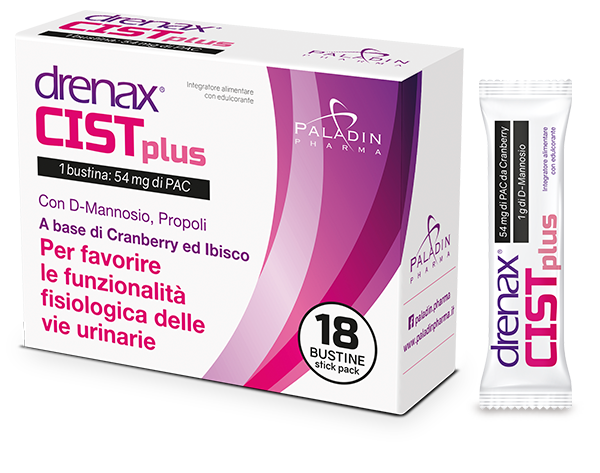 DRENAX FORTE CIST PLUS 18 STICK PACK - Farmacia Mastrangelo 