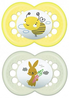 MAM SUCCHIETTO ORIGINAL 16+ SILICONE NEUTRO 2 PEZZI - Farmacia Mastrangelo 