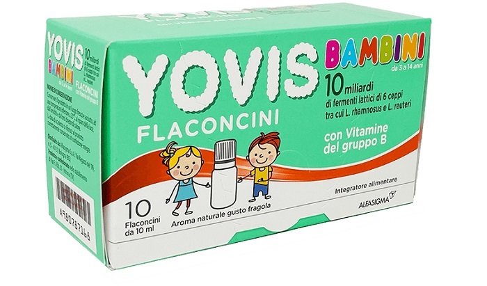 YOVIS BAMBINI FRAGOLA 10 FLACONCINI DA 10 ML - Farmacia Mastrangelo 