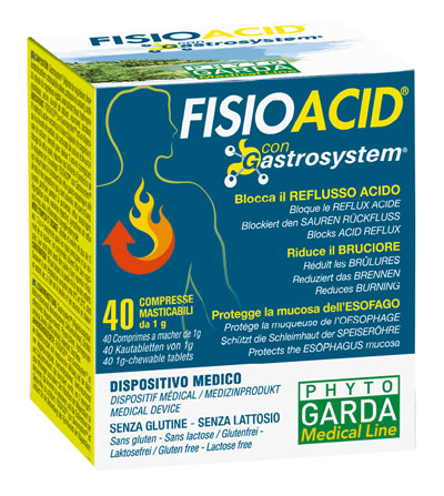 FISIOACID 40 COMPRESSE MASTICABILI - Farmacia Mastrangelo 