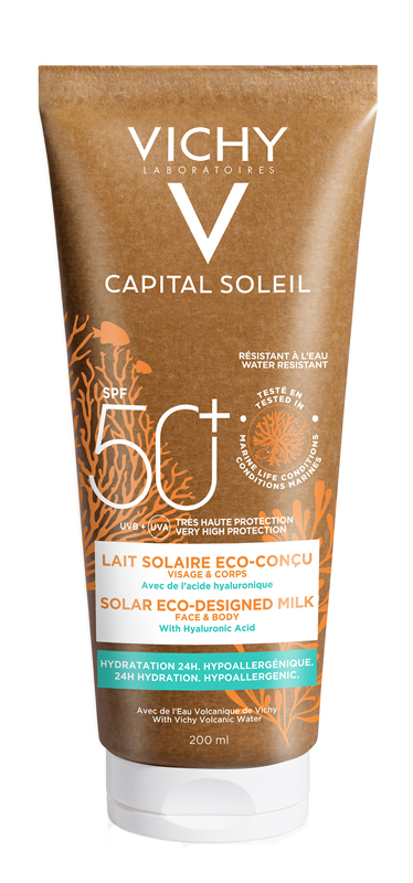 CAPITAL SOLEIL LATTE SOLARE ECO-SOSTENIBILE SPF50+ 200 ML - Farmacia Mastrangelo 