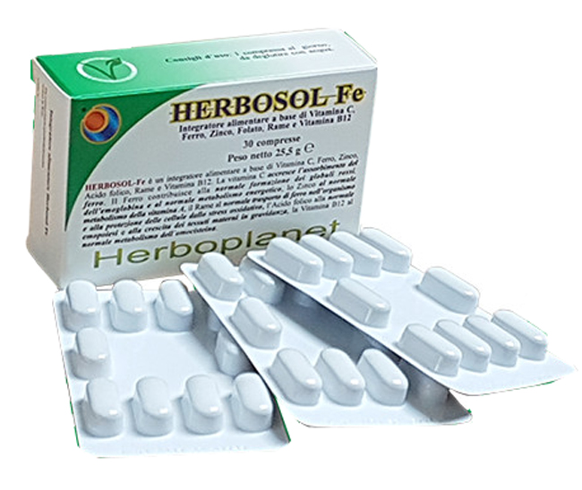 HERBOSOL FE 30 COMPRESSE - Farmacia Mastrangelo 