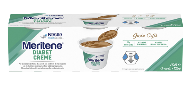 MERITENE DIABET CREME CAFFE' 3 X 125 G - Farmacia Mastrangelo 