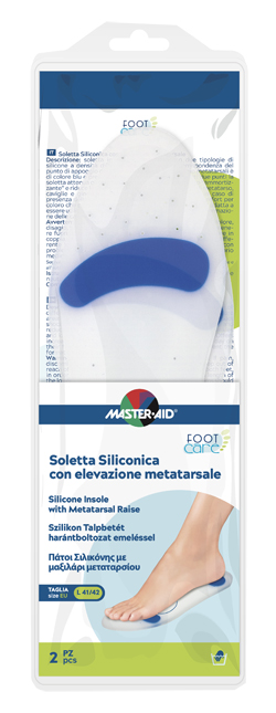 SOLETTA SILICONICA MASTER-AID FOOTCARE LARGE 41-42 METATARSO I6 - Farmacia Mastrangelo 