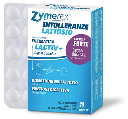 ZYMEREX INTOLLERANZE LATTOSIO 20 COMPRESSE RIVESTITE - Farmacia Mastrangelo 