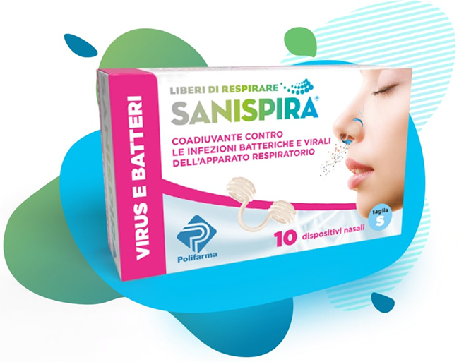 SANISPIRA VISUR & BATTERI FILTRO NASALE SMALL 10 PEZZI - Farmacia Mastrangelo 