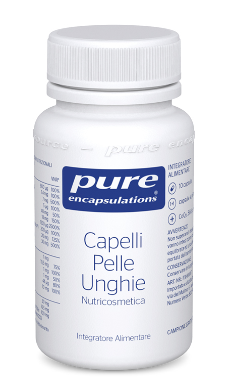 PURE ENCAPSULATIONS CAPELLI PELLE UNGHIE 30 CAPSULE - Farmacia Mastrangelo 