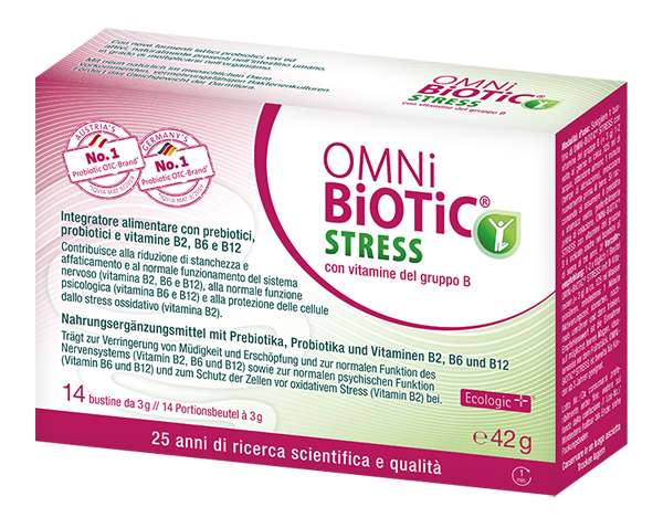 OMNI BIOTIC STRESS VITAMINE GRUPPO B 14 BUSTINE DA 3 G - Farmacia Mastrangelo 