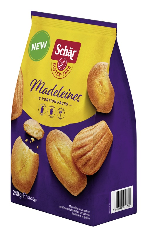SCHAR MADELEINES SENZA LATTOSIO 8 PORZIONI DA 30 G - Farmacia Mastrangelo 
