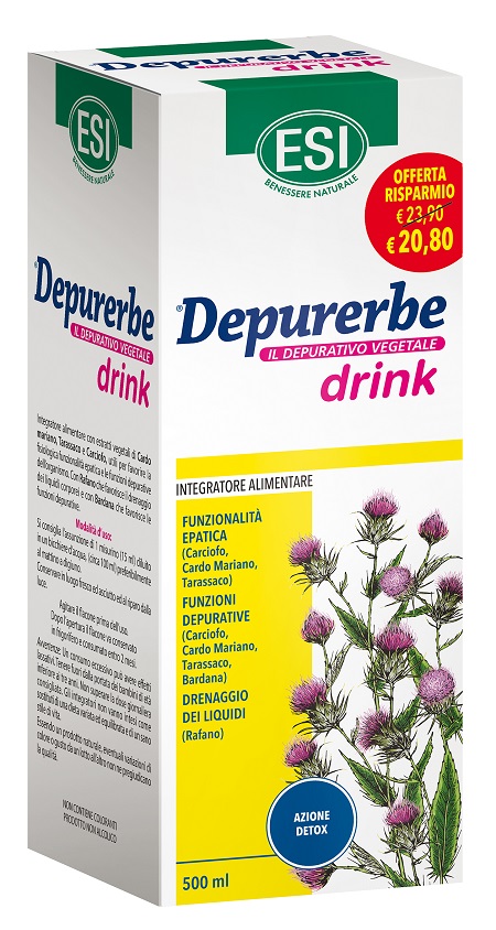 ESI DEPURERBE DRINK 500 ML - Farmacia Mastrangelo 