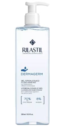 RILASTIL DERMAGERM GEL MANI IDROALCOLICO 500 ML - Farmacia Mastrangelo 