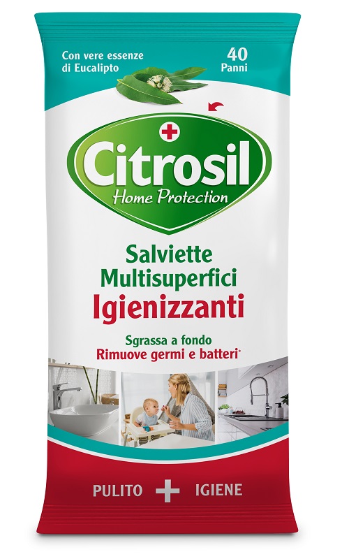 CITROSIL SALVIETTE IGIENIZZANTI EUCALIPTO 40 PEZZI - Farmacia Mastrangelo 