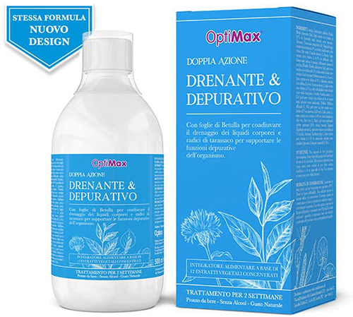 OPTIMAX DRENANTE DEPURATIVO 500 ML - Farmacia Mastrangelo 