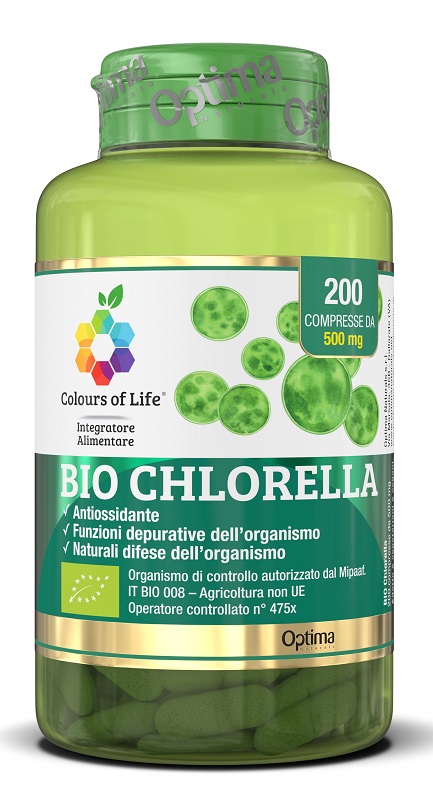 COLOURS OF LIFE BIO CHLORELLA 200 COMPRESSE COLOURS OF LIFE - Farmacia Mastrangelo 