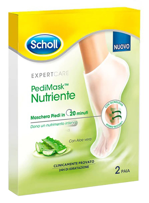 SCHOLL PEDIMASK ALOE VERA 2 PEZZI - Farmacia Mastrangelo 