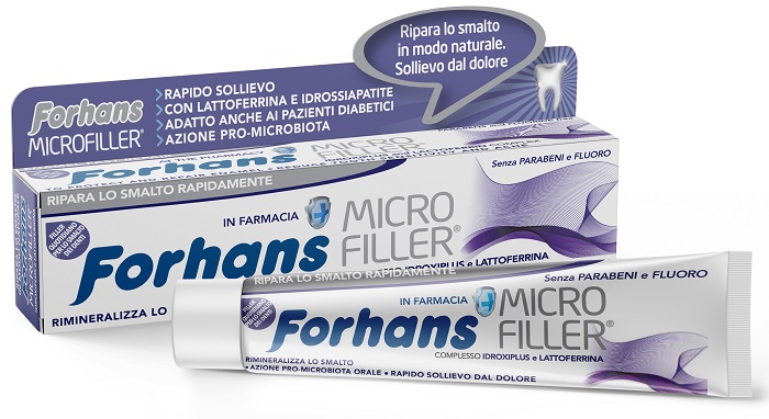 FORHANS DENTIFRICIO MICROFILLER PROTEZIONE SMALTO 75 ML - Farmacia Mastrangelo 