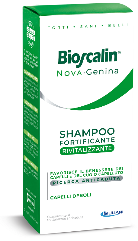 BIOSCALIN NOVA GENINA SHAMPOO FORTIFICANTE RIVITALIZZANTE 200 ML - Farmacia Mastrangelo 