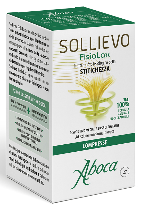 SOLLIEVO FISIOLAX 27 COMPRESSE - Farmacia Mastrangelo 