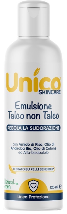 UNICO EMULSIONE TALCO NON TALCO 125 ML - Farmacia Mastrangelo 