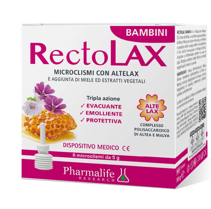 RECTOLAX BAMBINI MICROCLISMI 6 PEZZI DA 5 G - Farmacia Mastrangelo 