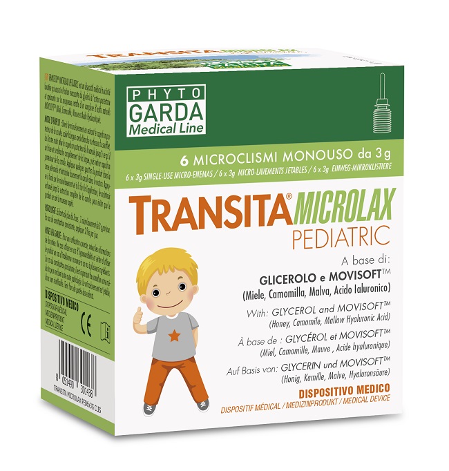 TRANSITA MICROLAX PEDIATRIC 6 MICROCLISMI DA 3 G - Farmacia Mastrangelo 