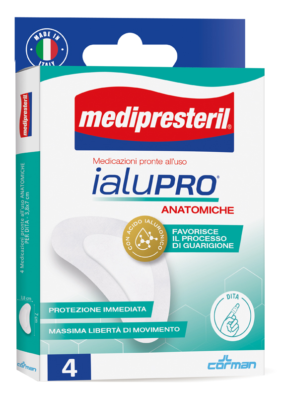 MEDIPRESTERIL IALUPRO DITA 3,8X7 CM 4 PEZZI - Farmacia Mastrangelo 