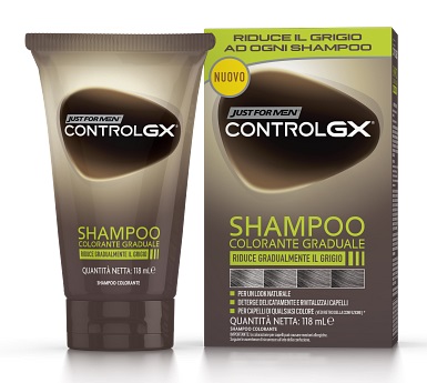 JUST FOR MEN CONTROL GX SHAMPOO COLORANTE GRADUALE 150 ML - Farmacia Mastrangelo 