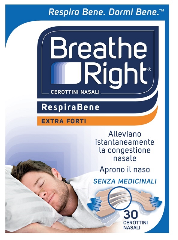 CEROTTI NASALI BREATHE RIGHT EXTRA FORTE 30 PEZZI - Farmacia Mastrangelo 