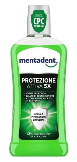 MENTADENT COLLUTORIO PROTEZIONE ATTIVA 400 ML - Farmacia Mastrangelo 