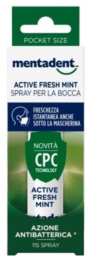 MENTADENT ACTIVE FRESH MINT 15 ML - Farmacia Mastrangelo 
