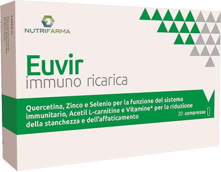 EUVIR IMMUNO RICARICA 20 COMPRESSE - Farmacia Mastrangelo 
