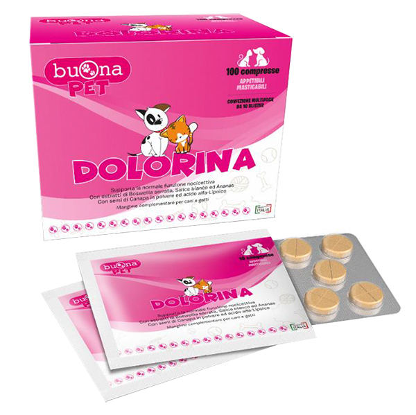 DOLORINA 100 COMPRESSE MASTICABILI - Farmacia Mastrangelo 