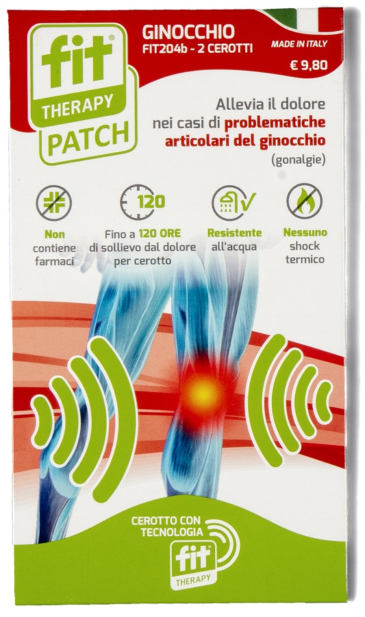 CEROTTO FIT THERAPY GINOCCHIO 2 PEZZI - Farmacia Mastrangelo 