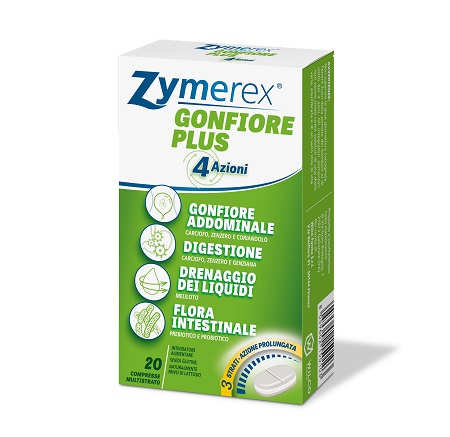 ZYMEREX GONFIORE PLUS 20 COMPRESSE - Farmacia Mastrangelo 