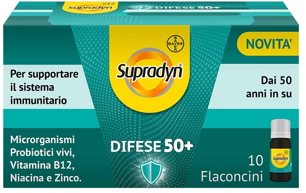 SUPRADYN DIFESE 50+ 10 FLACONCINI 10 ML - Farmacia Mastrangelo 